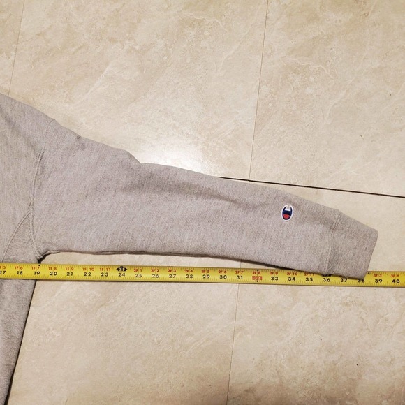 Vintage Champion Logo Spell Out Reverse Weave Sweater Sweatshirt Size S Small - Picture 8 of 10